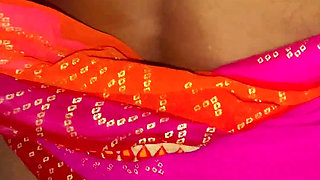Desi indian teen doggy style in saree hot tease and made her boyfriend cum