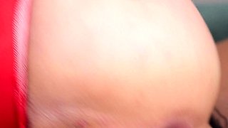 First Anal Quest-Young Beauty Super Nova in Colored Tights