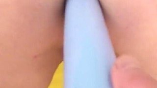 Teen anal blonde Russian scream like hell during the sex