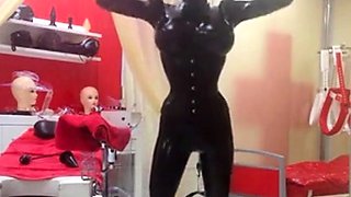 Kylie's Latex Webcam Show: BDSM Fun in the Studio