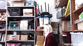 Bratty Blonde Fucked for Stealing
