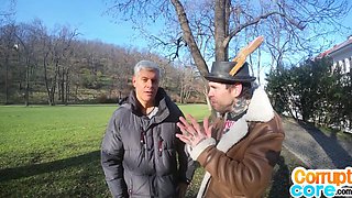 Picked up corrupt beotches got pussybanged in amateur foursome