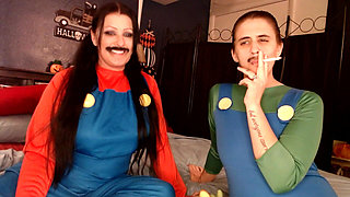 Halloween Cosplaying Smoke Break