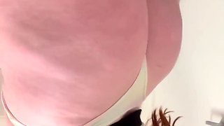 She Just Had to Touch Her Pussy!! Naughty Public Bathroom Masturbation