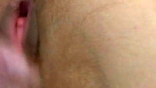 Blonde hairy pussy woman likes to fuck a younger horny dude