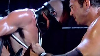 Macho guy Bryce Pierce tugs a fantastic boy puffies and slaps him