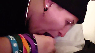 Stud chick tries cock for the first time and ducks her male best friend