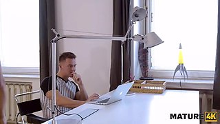 Mature4k. guy told he was it sir but in fact he just came to nail mature