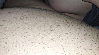 Step son hand slip on step mom big ass in bed