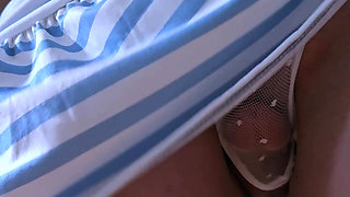 Dirty Stranger Put His Dick Inside My Panties in the Subway and Thinks No One Will See