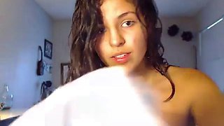 Gracey Bunny shower: Big Tits, Babe  Brunette Porn