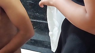 Dever Cought by Indian Bhabhi While Doing Masterbate in Bathroom, Bhabhi Offer Her Pussy for Sex