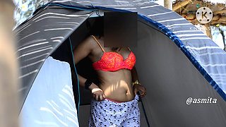 Indian hotwife Asmita Sexy Naked Outdoor Dare