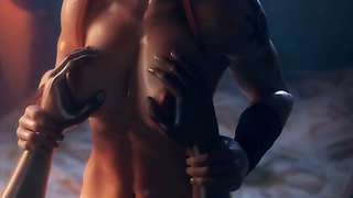 Tight Bald Ass Pussy Brigitte Rubbing Her Bald Pussy on a Gooner Cock