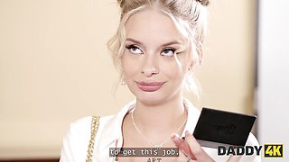 Magnificent Ridge Crix and Naomi Love's job interview action