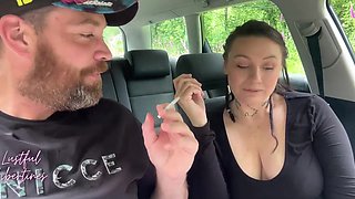 Curvy bitch famously seduced her stepbrother into public infidelity.