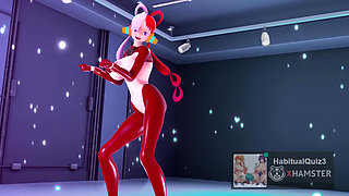 mmd r18 Reverse Bunny sexy bitch want to fuck hard dildo anal sex 3d hentai