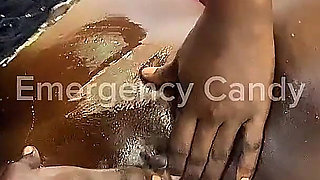 60 Year Old Ebony Big Booty Step Mother Fucked 18 Year Old Big Tits African Teenage Step Daughter with Fake Big Dick Strap-on