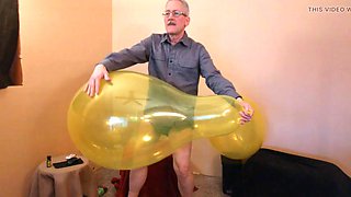 99 Qualatex 24 Balloon Jerk with Tuf-Tex 24 Cameo