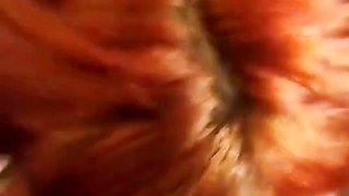 Boyfriend Shoves Dick in Redhead Girlfriends Mouth