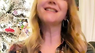 Big Boobed Blonde Masturbates With A Dildo In The Bathroom
