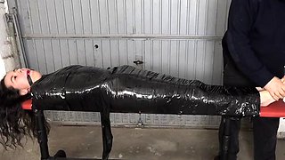 FetishGarage – Mummified feet brushing