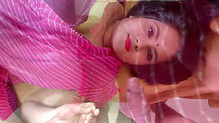 Indian Hot Sexy Devar Bhabhi Fuck with Desi Saree