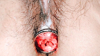 First Time Butt Plug Insertion and Then Fingering to Orgasm