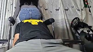 Chinese Femdom - Facesitting HumanChair HumanSeat