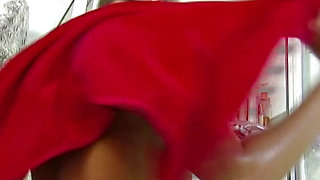 Wife Gets Horny in the Shower and Blows Her Husband at Full Throttle and Then He Can Fuck