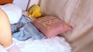 Amateur Slut Fucked Doggystyle and gagging on a dick