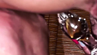 Sperm Drain #3. Blonde Pornstar Bitch Drains Cum Down the Toilet. Anal Creampie. Behind Camera. Uncensored. Cum in My Ass.