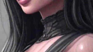 Goth Inspired Hentai Woman (slideshow)