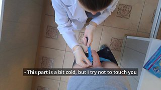 Young russian doctor gave me a blowjob at the appointment! (ASMR POV)
