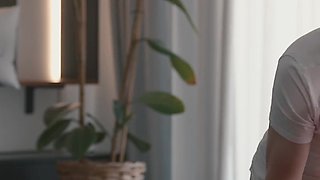Stepmom Seduces Stepson While Husband’s Away-will Her Naughty Phone Call End in a Taboo Fuck?!