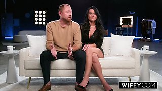 Hotwife MILF Ridley Rides Hard in Doggystyle - Big Tits, Creampie & Heels