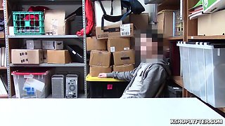Shoplyfter jams his Big Cock so deep in Rachael Cavallis pussy!