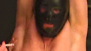 Mistress Luciana Smoking Humiliation Bondage Hanging CBT a Cigarette Break for Mistress Luciana