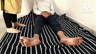 Desi Step Mom Caught Her Stepson Playing with a Dick