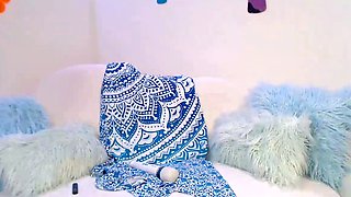Amateur double toy masturbation
