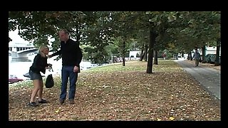 Beautiful Sexy MILF Fucked at the Park by a Big Cock Cumming on Her Perfect Tits