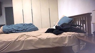 Hot black teen dressing up on hidden cam