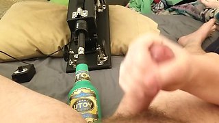 Fuck Machine Strokes My Cock to Orgasm