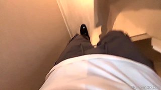 POV Interracial with Busty Blonde Stepmom SlimThick Vic Gets Poked Her Black Stepson - POV amateur homemade hardcore