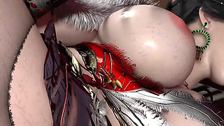 3D Big Boobs Slut Cosplay Babe Have a Hardcore Sex with Big Dick