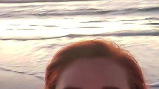 Walking Along the Beach