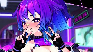 Hentai chick enjoys anal sex at the gym
