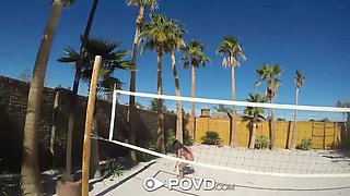 POVD - Anissa Kate gets her ass fingered and fucked POV style