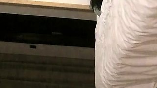 Hot black teen dressing up on hidden cam