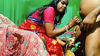 Village Aunty Fucking and Blowjob by Her Step Son with Audio